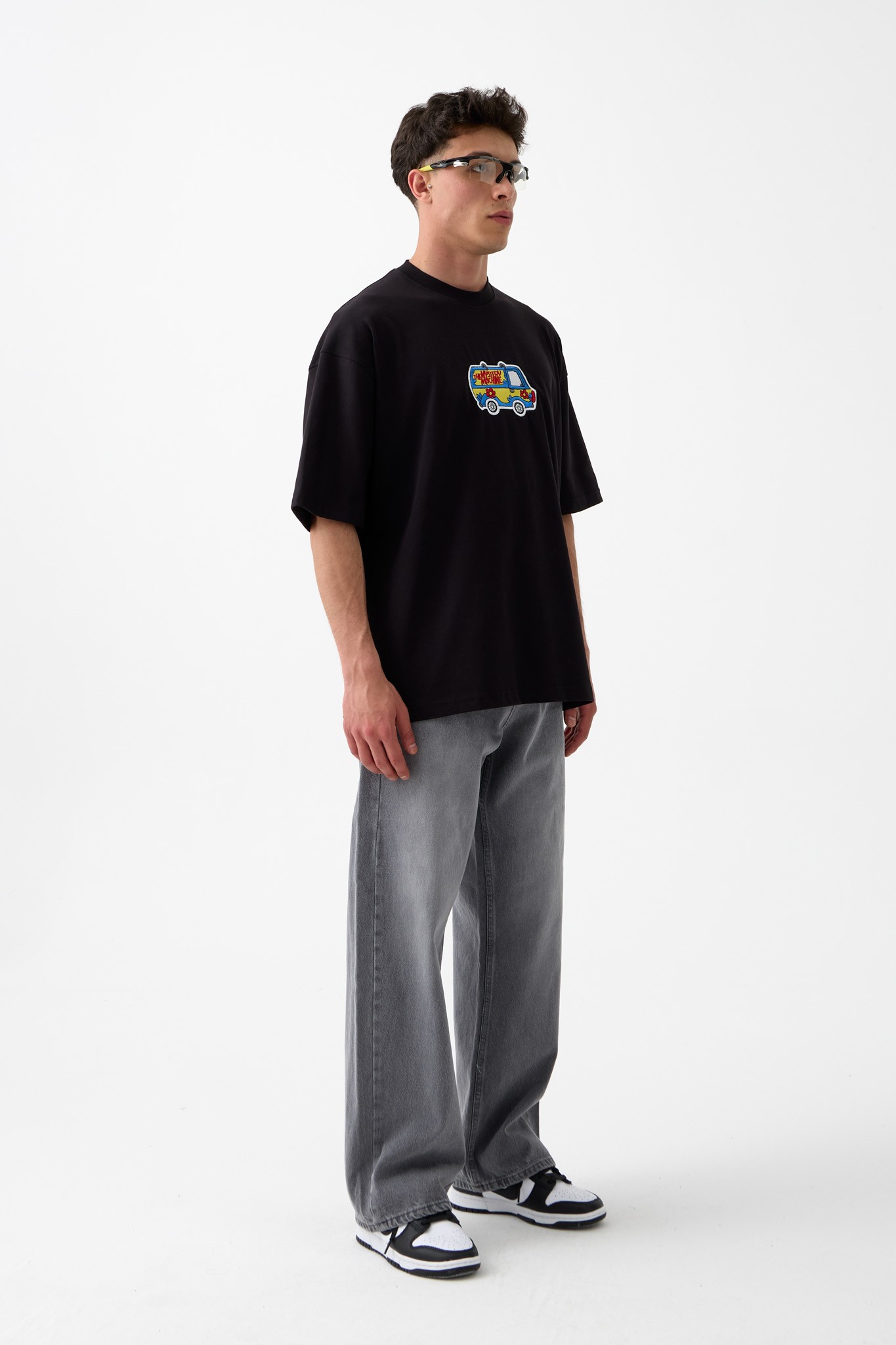 Karavan Nakışlı Oversize Tişört