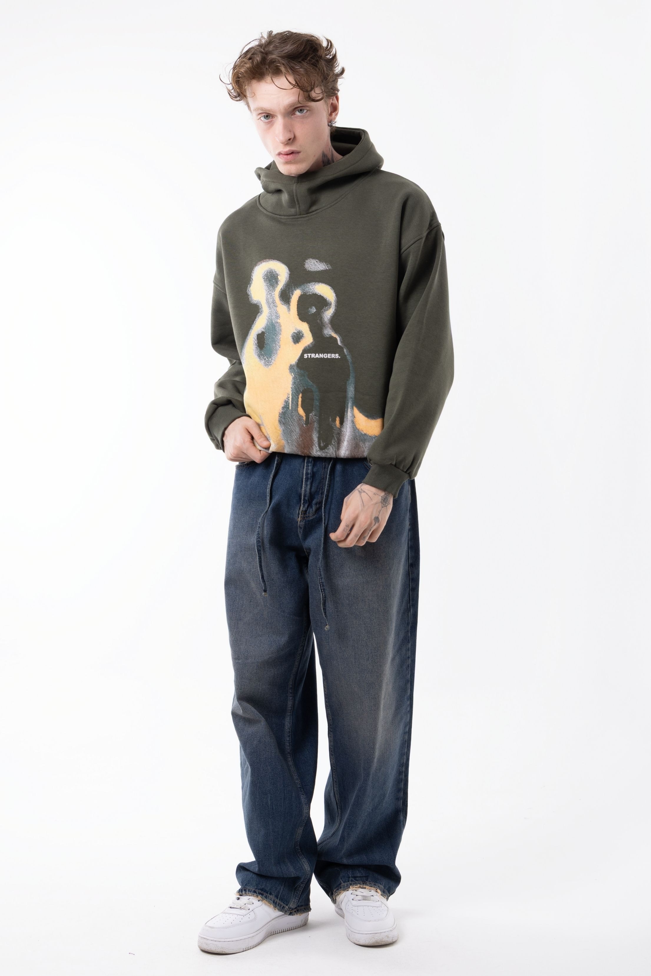 STRANGER BASKI HOODİE