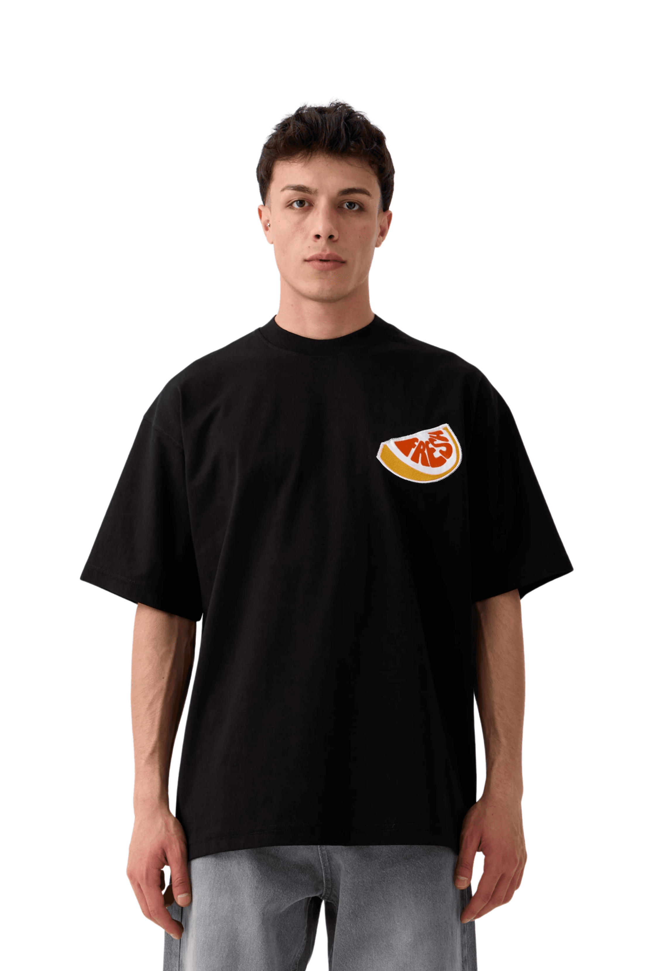 Fresh Nakışlı Oversize Tişört