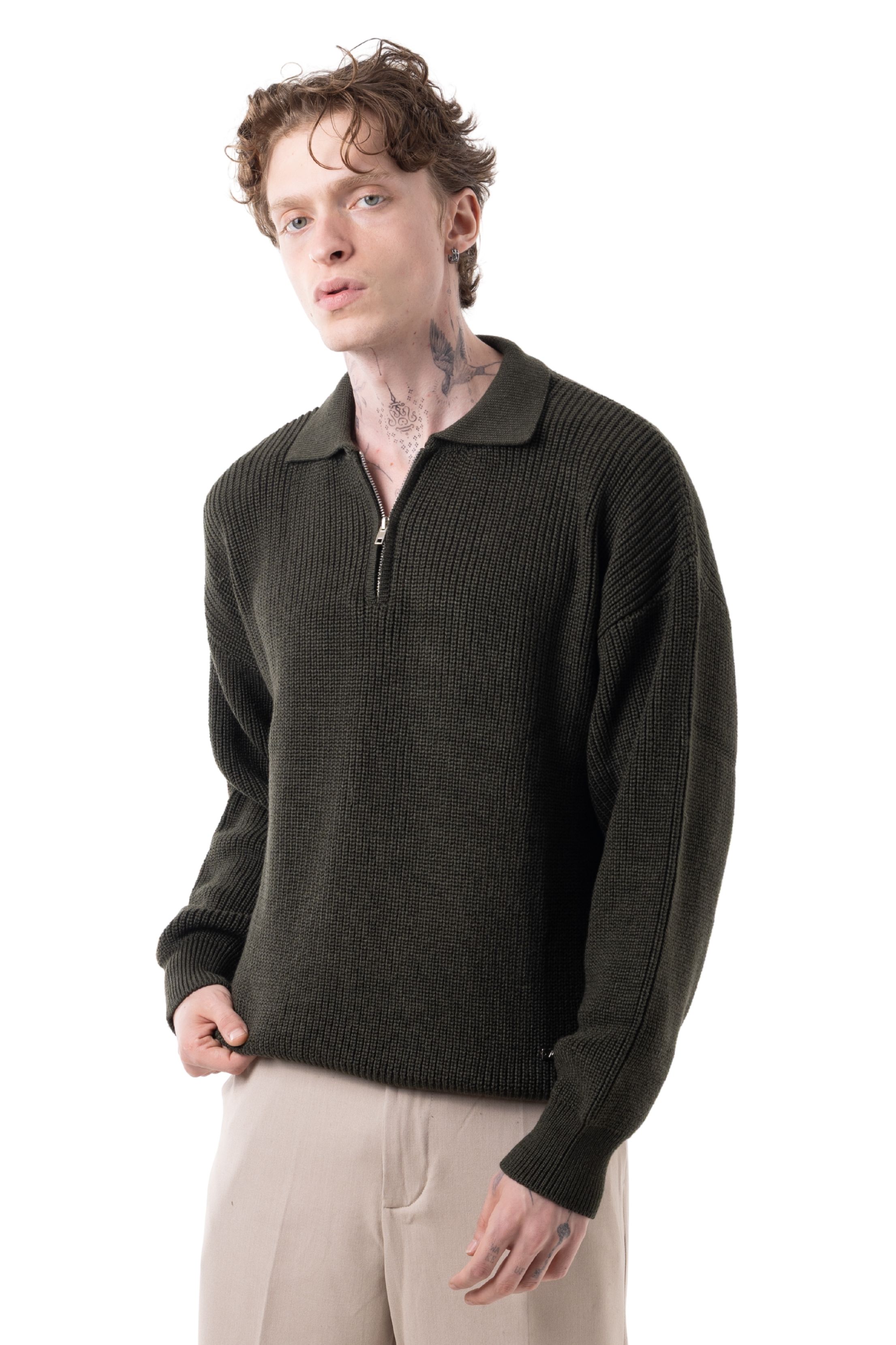POLO YAKA TRİKO - HAKİ