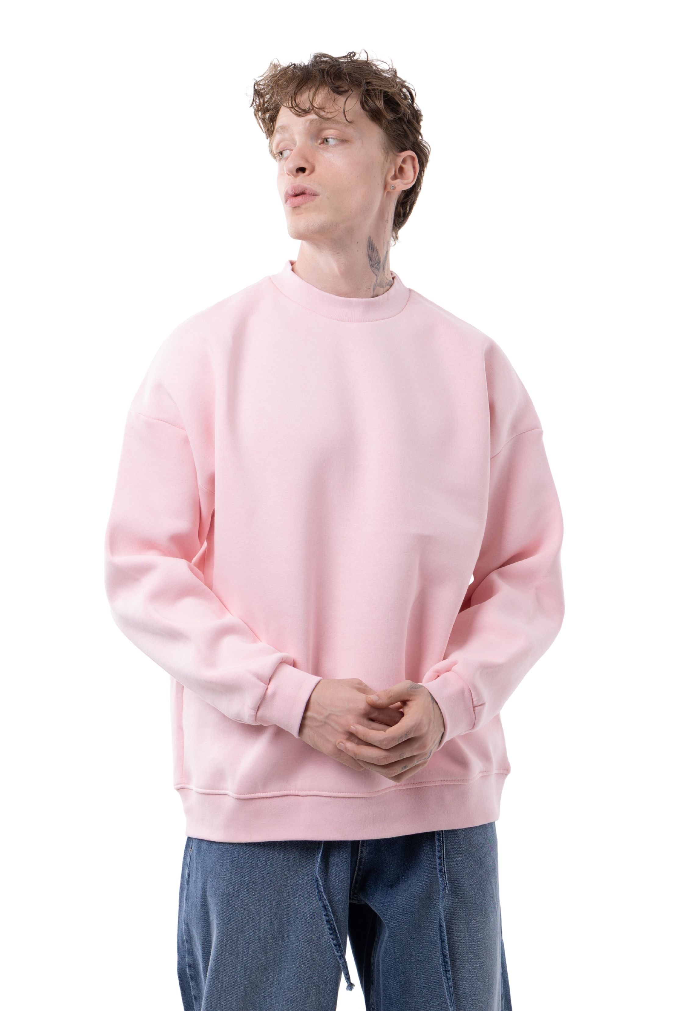 BASİC SWEETSHİRT - PEMBE