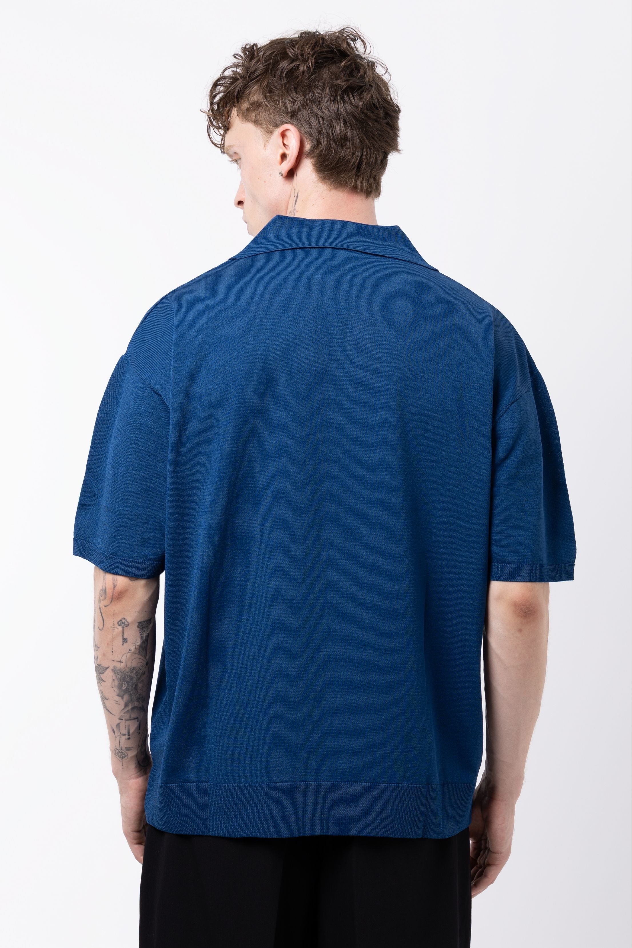 PATLI POLO YAKA CREP TRİKO