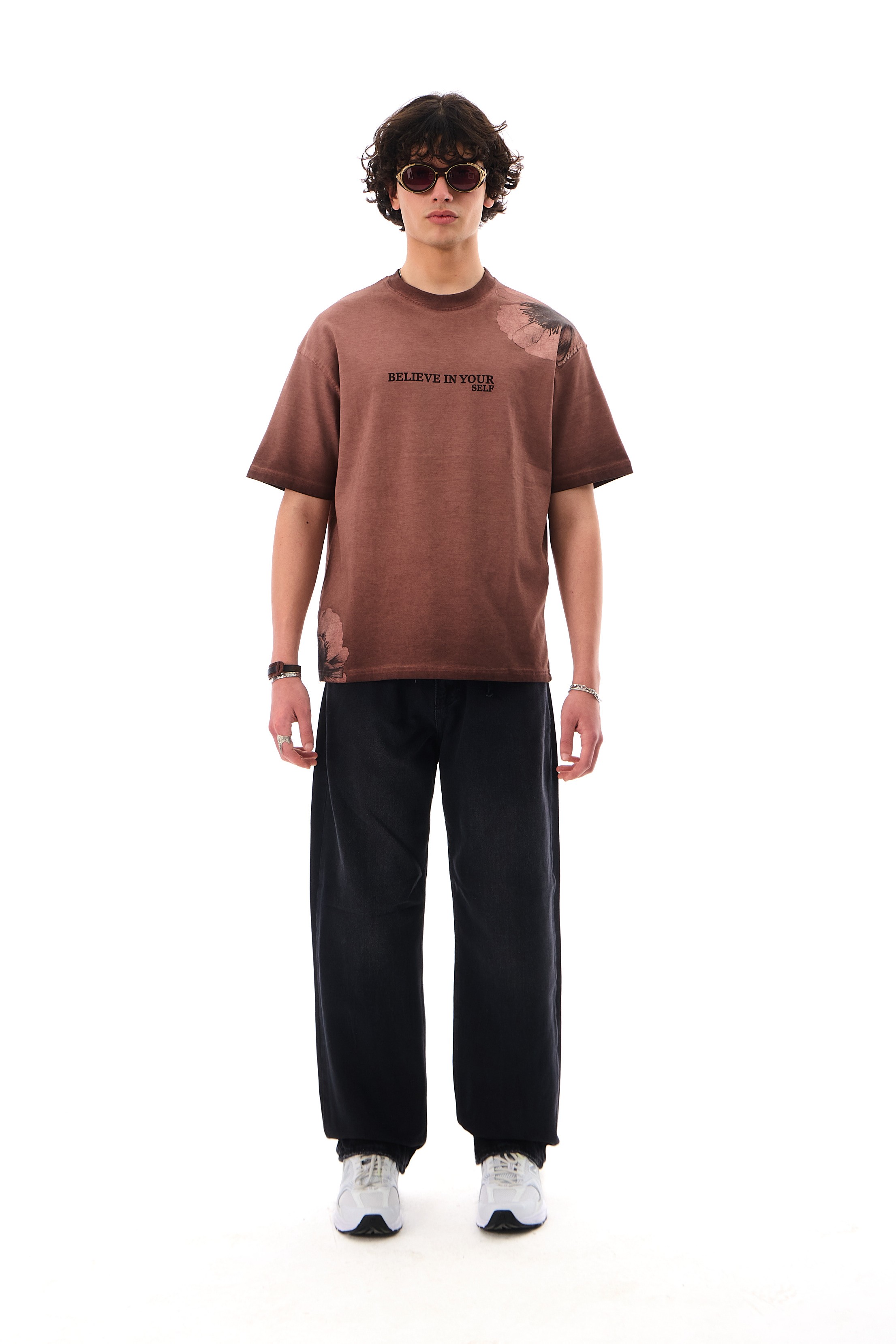 BASİC BAGGY JEANS - SİYAH
