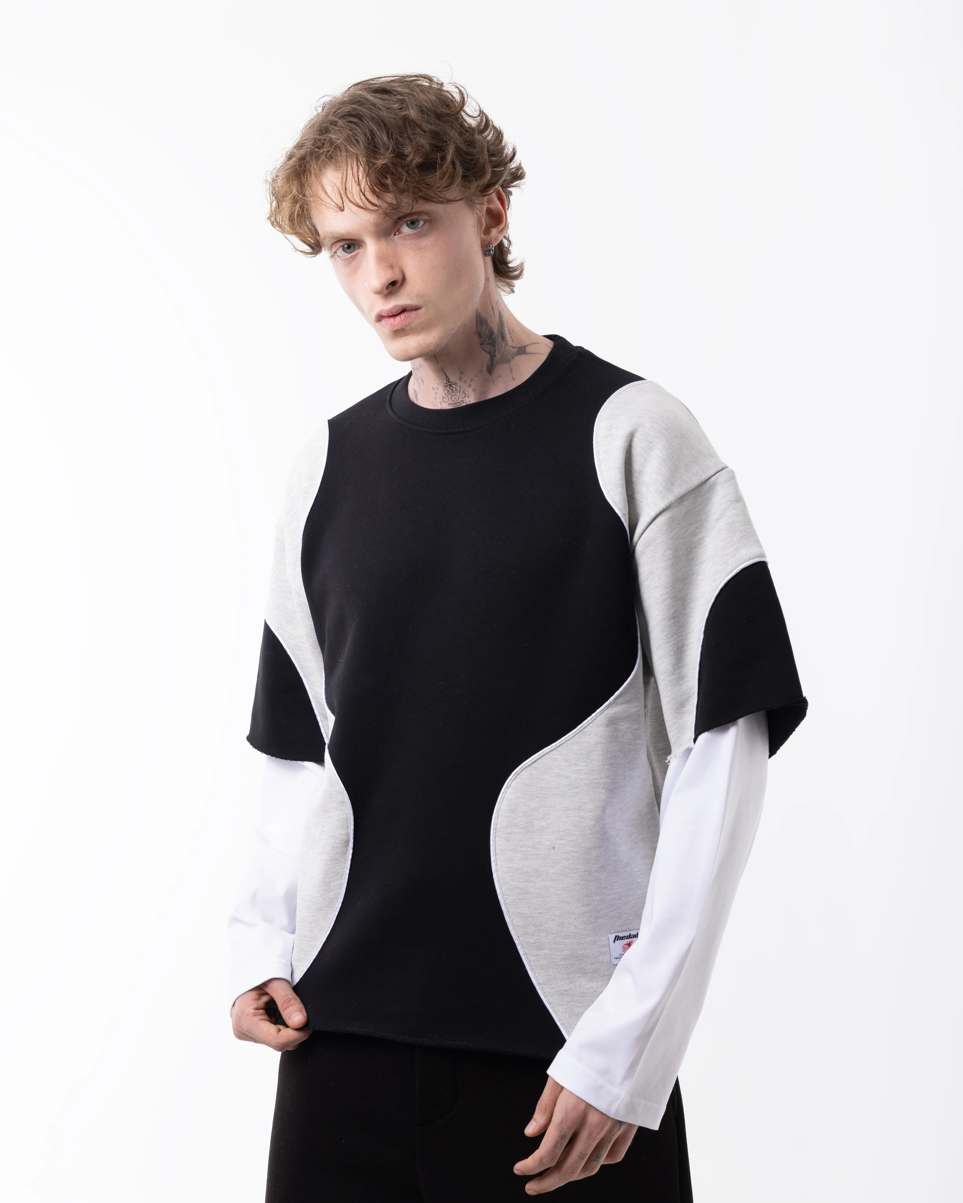 DİEGONEL ARABİYE SWEETSHİRT - SİYAH