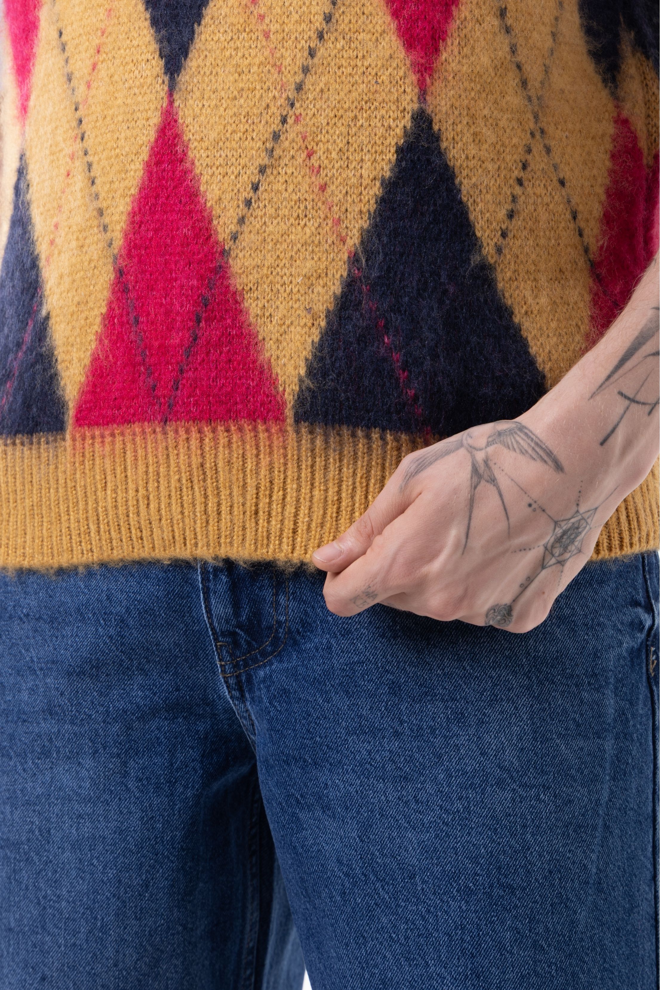 BAKLAVA DESENLİ SÜVETER