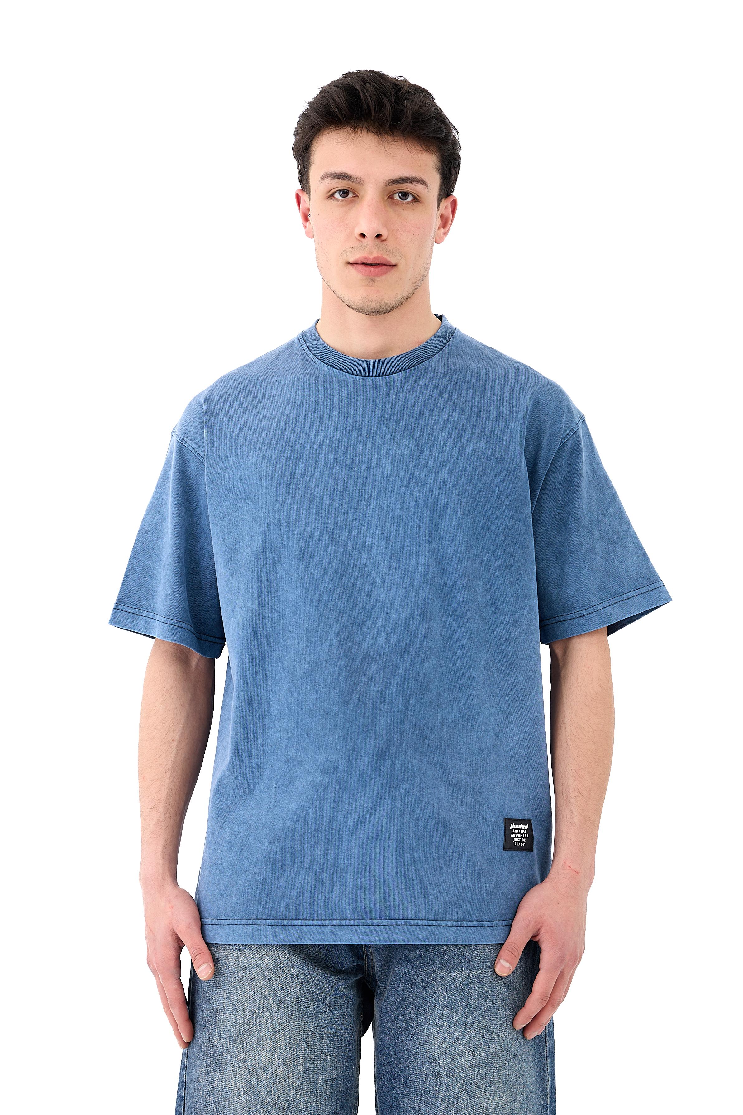 Acid Washed Basic Oversize Tişört