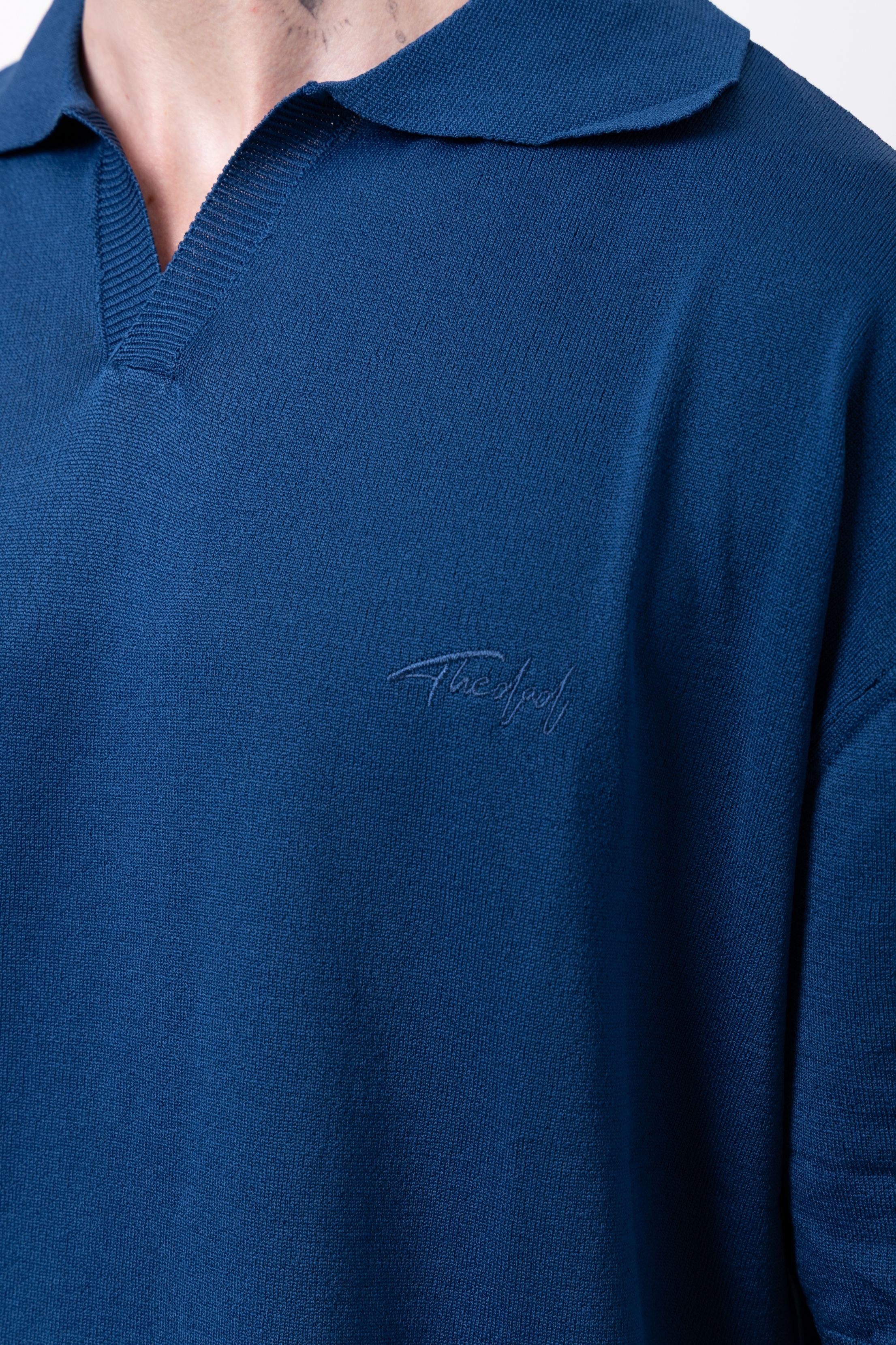 PATLI POLO YAKA CREP TRİKO