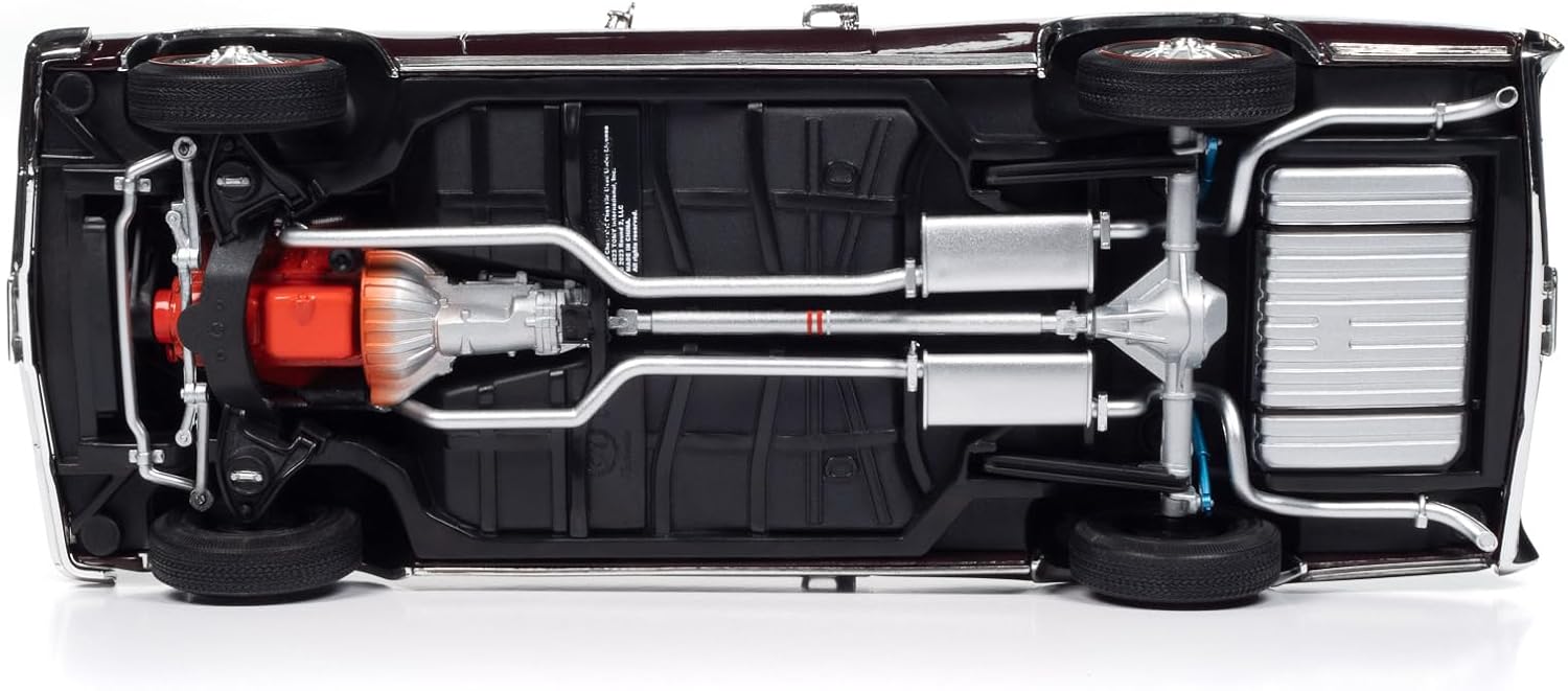 American Muscle AMM1343 1/18 Ölçek 1966 Chevrolet Chevelle Ss396, Kestane