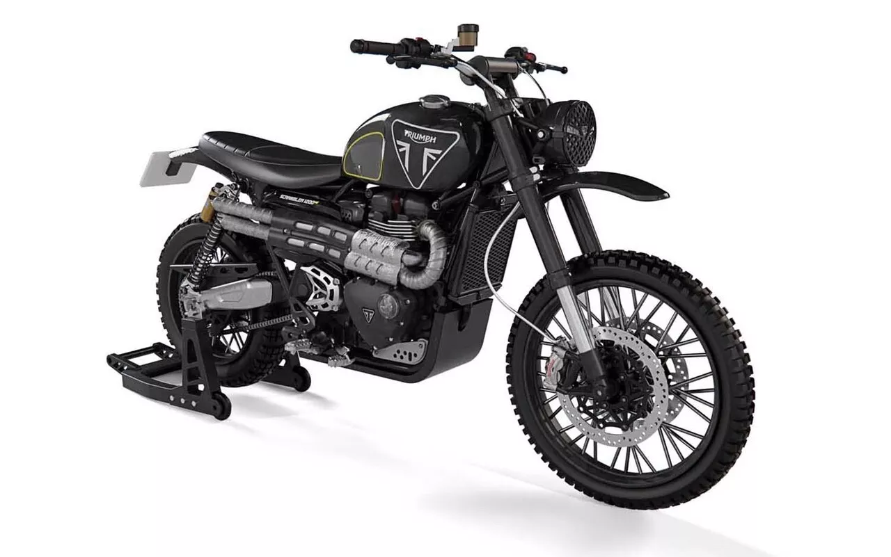 Corgi | Corgicc08402 | 1/12 Triumph Scrambler 1200 *007 James Bond Edition*, Siyah