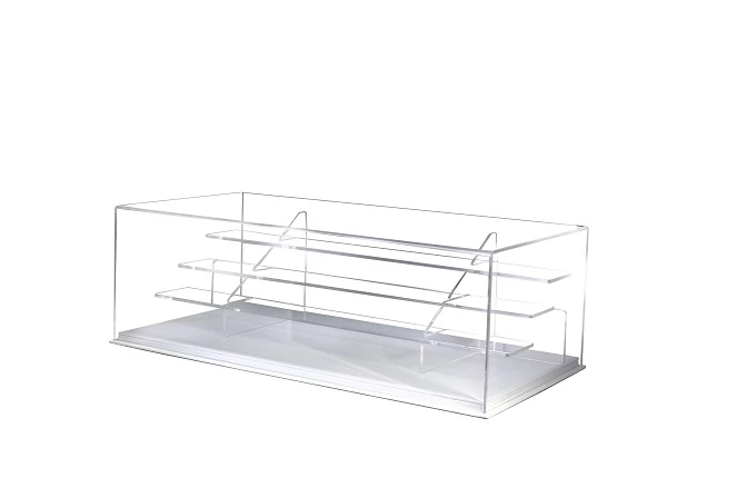 Atlantic Case 40222 1/43 Ölçek Merdiven Sergileme Ünitesi. Beyaz Deri Taban ve Fanus İle Birlikte.