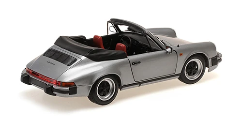 Minichamps 100063034 1/18 Ölçek PORSCHE 911 CARRERA 3.2 CABRIOLET - 1983 - Metalik Gri