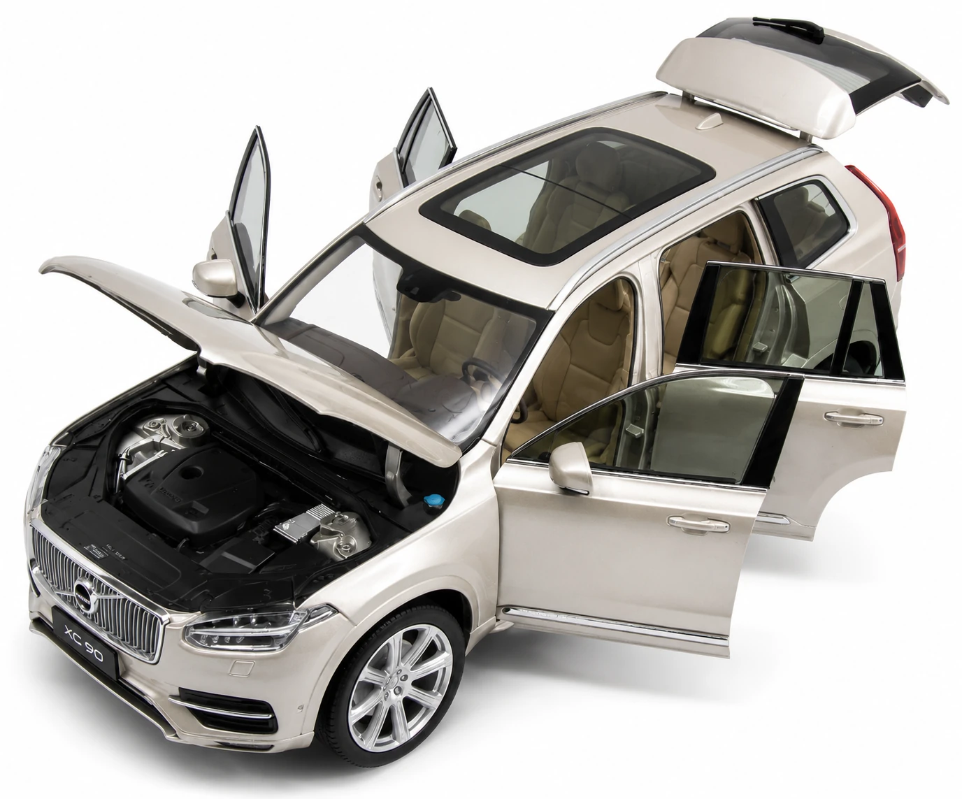 PAUDi | PD2560SB | 1/18 Ölçek | Volvo XC90 / Kum (Sand Beige)