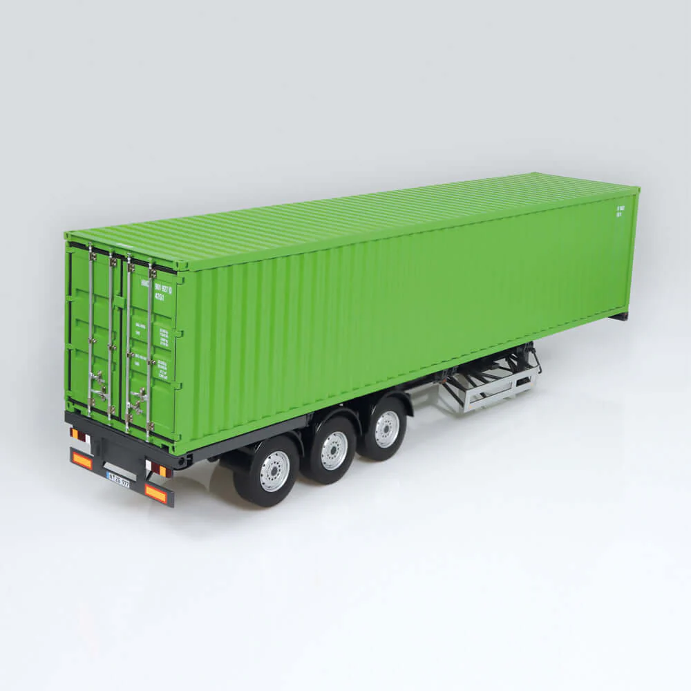NZG 97900030 1/18 Ölçek 40' Container + Tralier. Yeşil