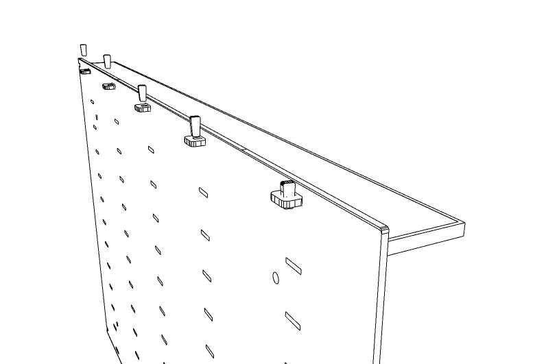 Atlantic 40103, 120 Adet 1/64 Ölçek Model Araba İçin Işıklı Duvara Monte Sergileme Ünitesi
