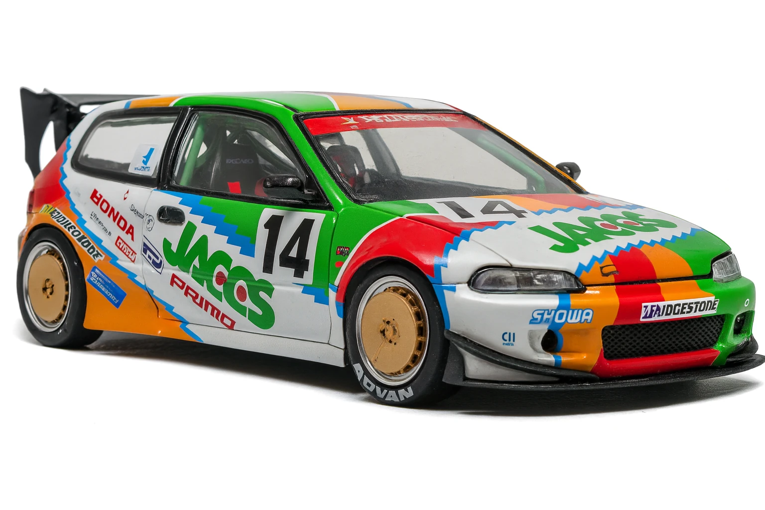 Pop Race PR640128 1/64 Pandem Civic EG6 V1.5 *Jaccs*, Various