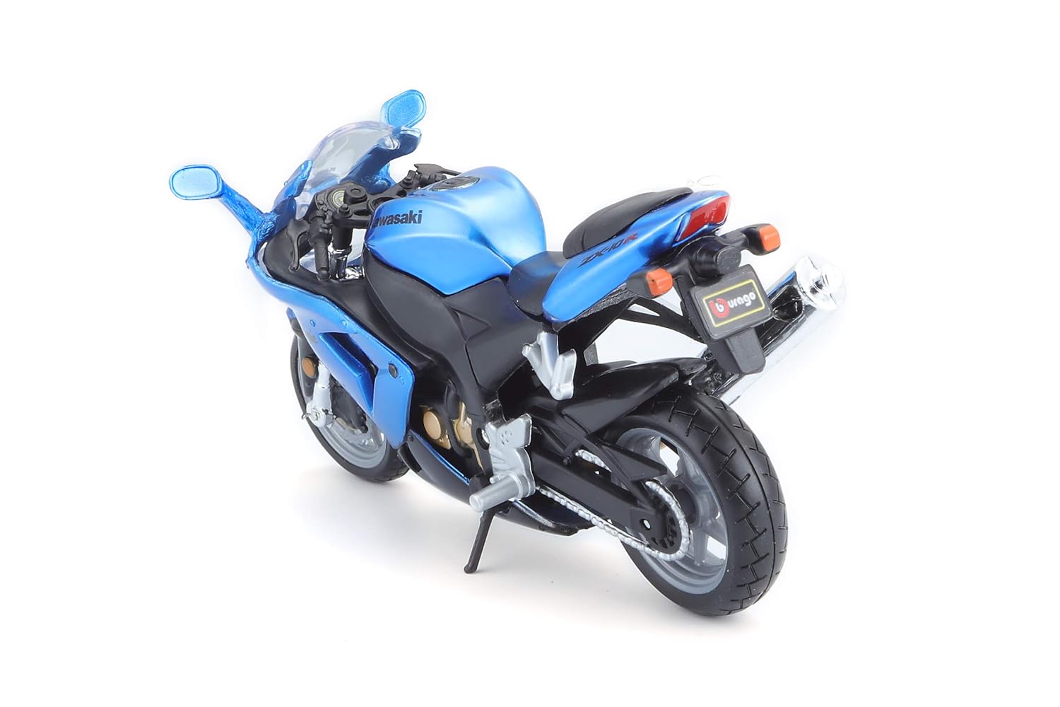Burago | Bura51014 | 1/18 Kawasaki Ninja Zx-10R, Mavi Metallik