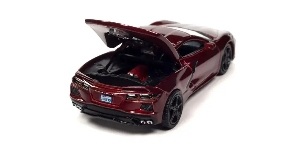 Autoworld | Awsp124A | 1/64 2020 Chevrolet Corvette, Kırmızı Metallic