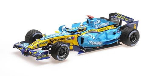 Minichamps 117061801 1/18 Ölçek RENAULT F1 TEAM R26 - FERNANDO ALONSO - BRAZIL GP 2006 - WORLD CHAMPION