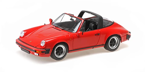 Minichamps 100063061 1/18 Ölçek PORSCHE 911 CARRERA 3.2 TARGA - 1983 - Kırmızı