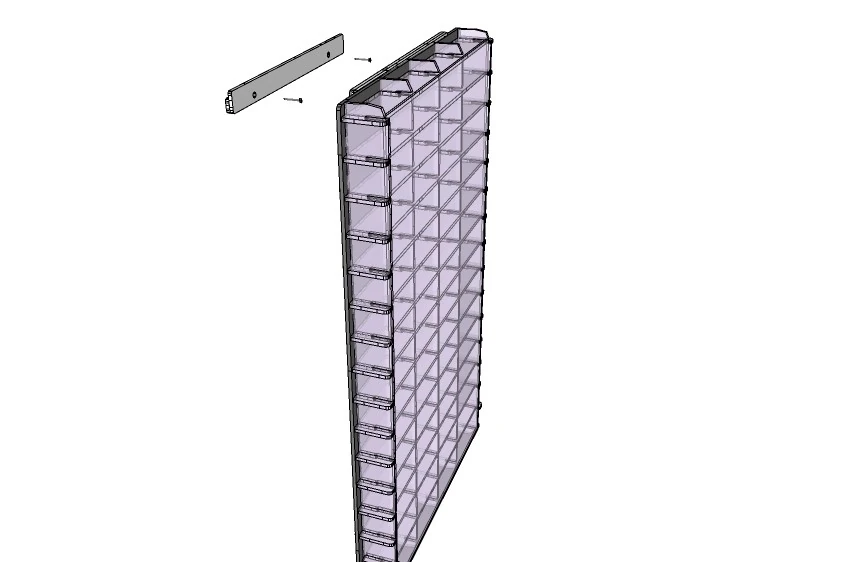 Atlantic 40113, 60 Adet 1/64 Ölçek Model Araba İçin Sergileme Ünitesi