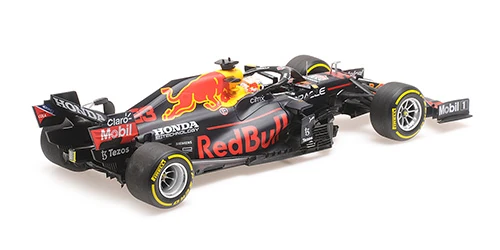 Minichamps 110211933 1/18 Ölçek RED BULL RACING HONDA  RB16B - MAX VERSTAPPEN - WINNER MEXICAN GP 2021 Limitli Üretim 1008 Adet