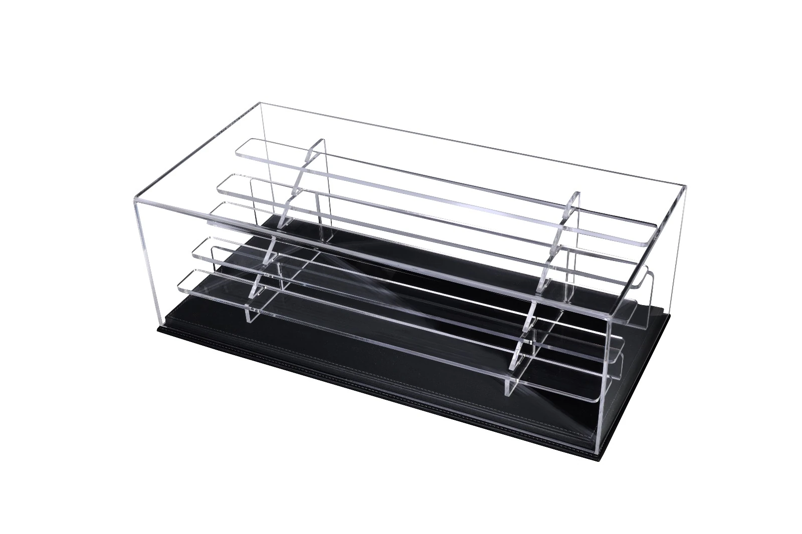 Atlantic Case 40121 1/64 Ölçek Merdiven Sergileme Ünitesi. Siyah Deri Taban ve Fanus İle Birlikte.