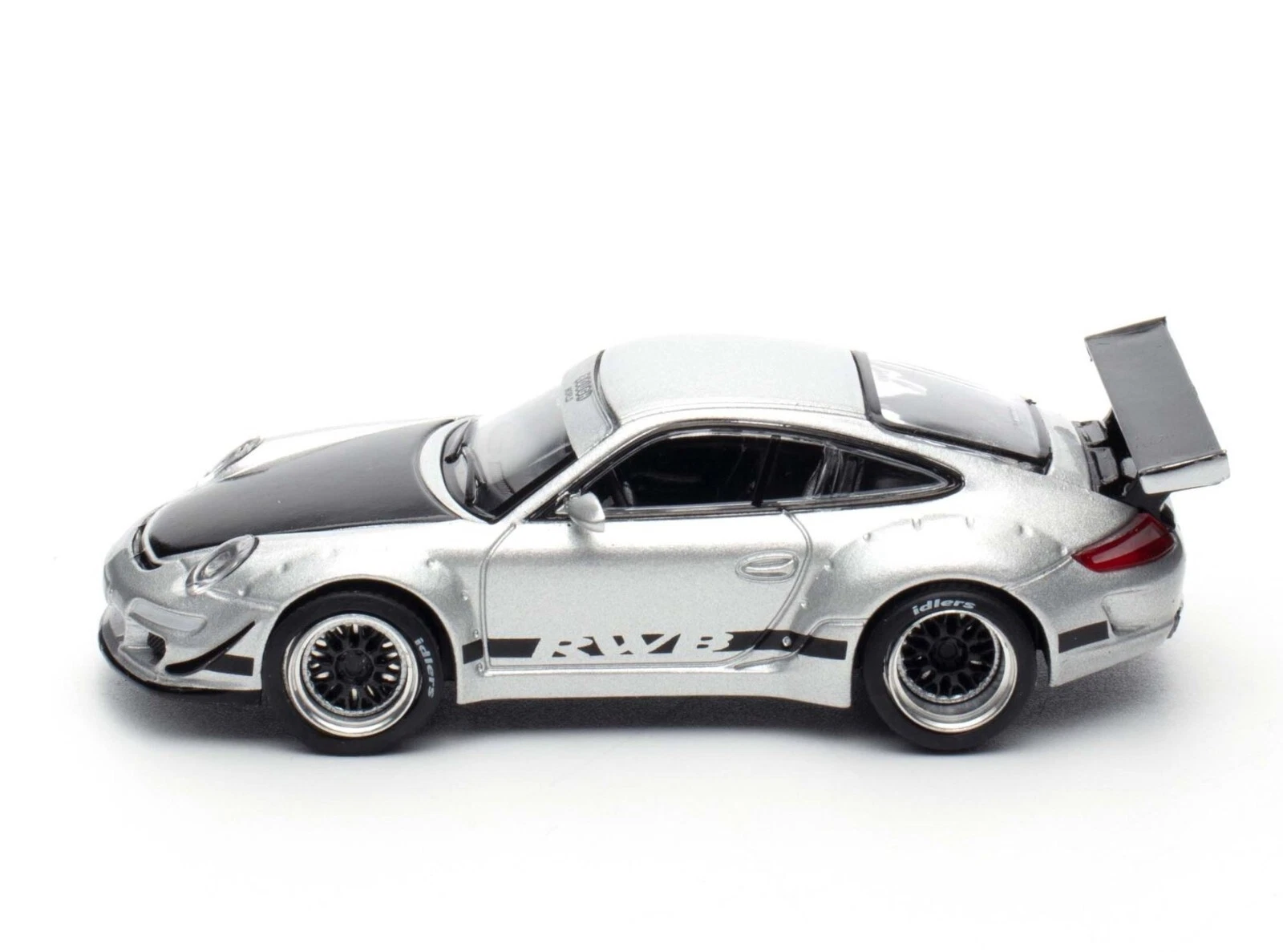 Pop Race PR640130 1/64 Porsche RWB 997, Gümüş