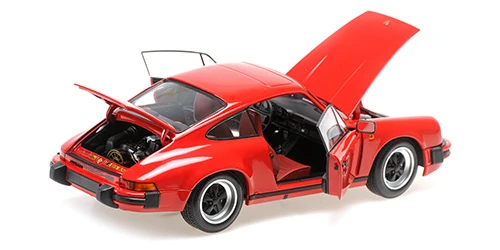 Minichamps 100063021  1/18 Ölçek PORSCHE 911 CARRERA COUPE 3.2 - 1983 - Kırmızı