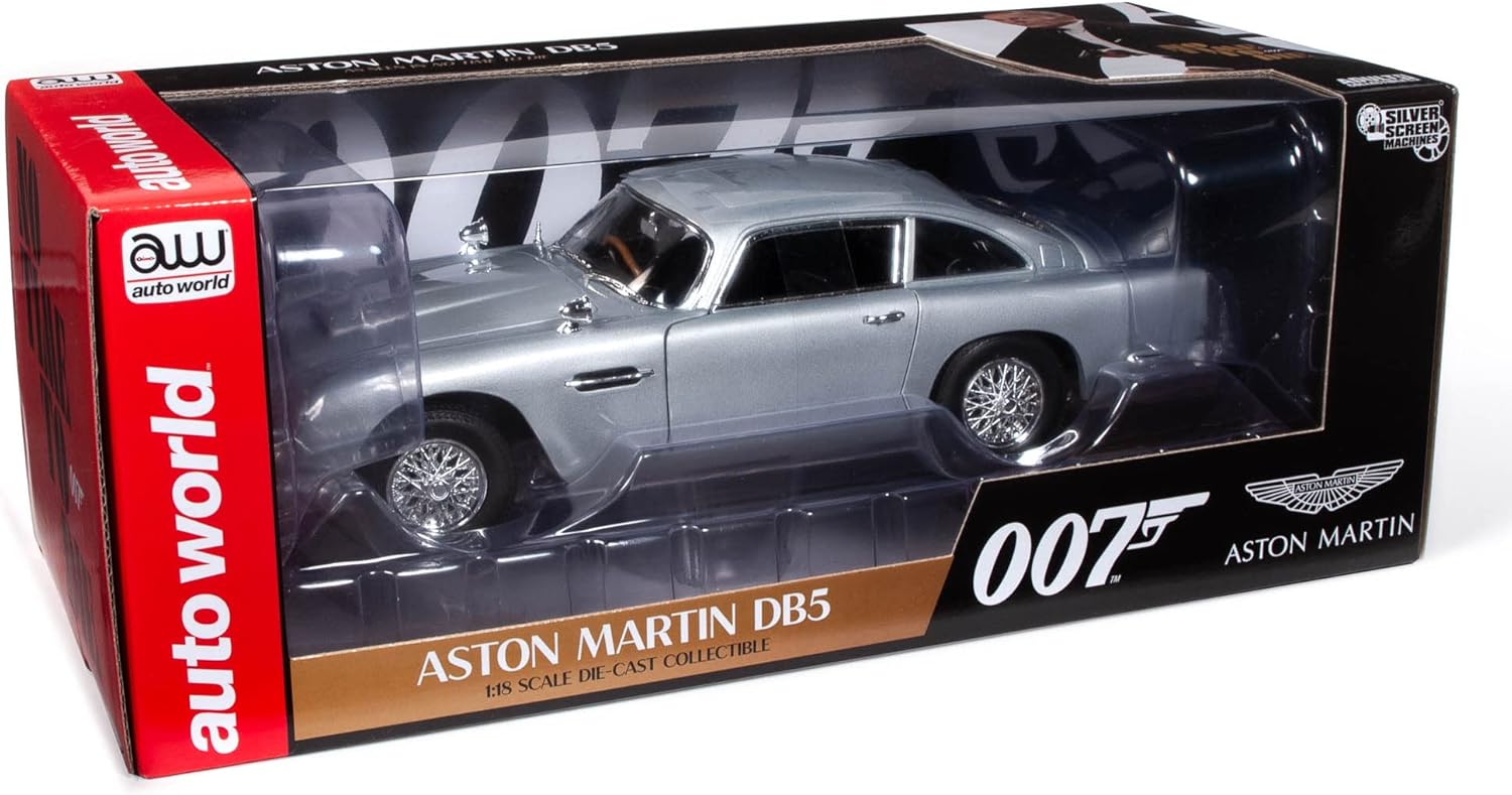 Autoworld | Awcp7840 | 1/18 Aston Martin Db5 *James Bond 007*, Gümüş