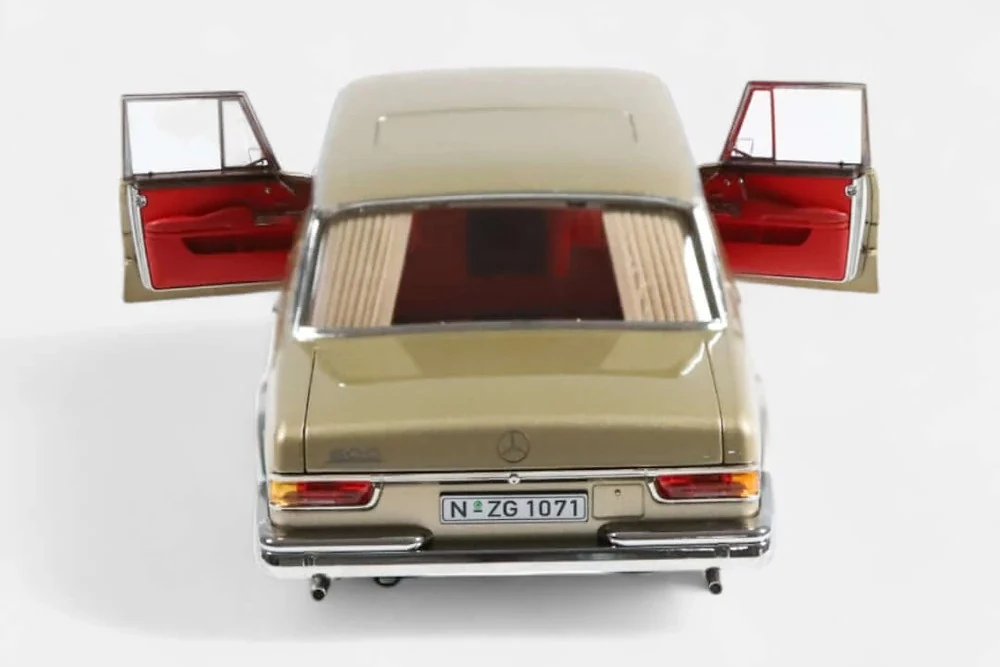 NZG 107100066 1/18 Ölçek Mercedes-Benz 600 Pullman Şampanya