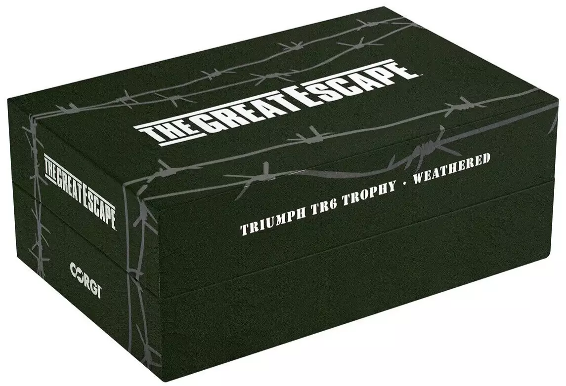 Corgi | Corgicc08501 | 1/12 Triumph Tr6 Trophy Weathered *The Great Escape*, Siyah