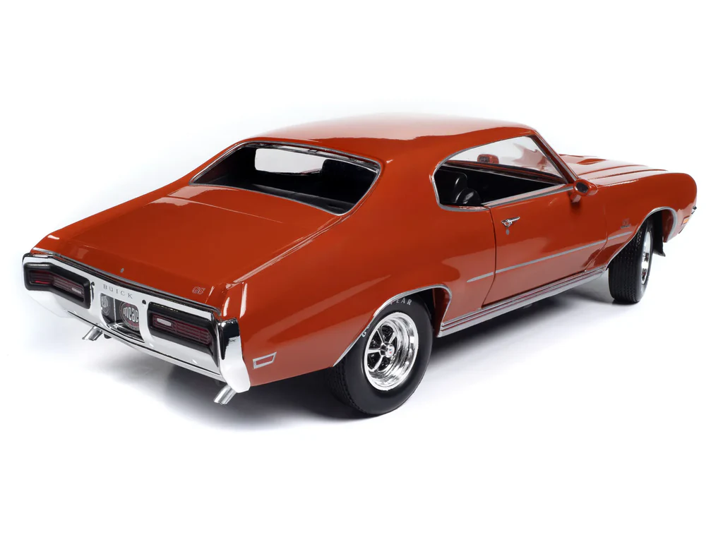 American Muscle AMM1327 1/18 Ölçek 1972 Buick Gs Hardtop *Mcacn*, Flame Turuncu