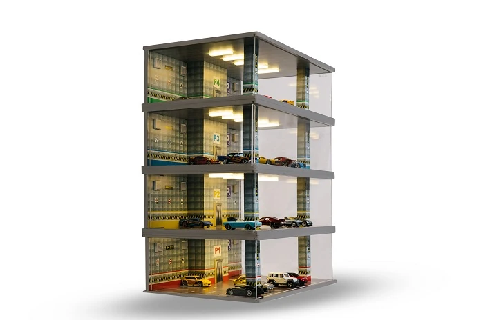 Atlantic Case 30301 1/64 Ölçek Işıklı Diorama. Model 4 Kat Kapalı Park