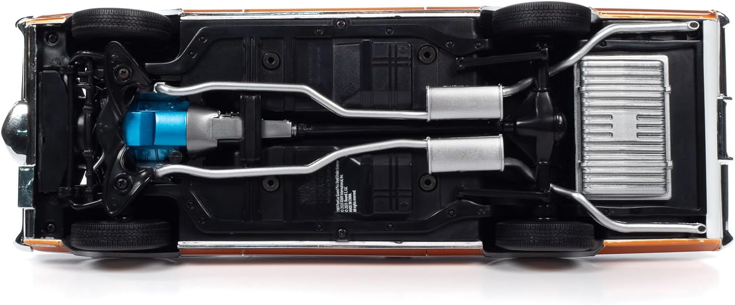 American Muscle AMM1316 1/18 Ölçek 1969 Pontiac Grand Prix *Royal Bobcat*, Cameo Beyaz