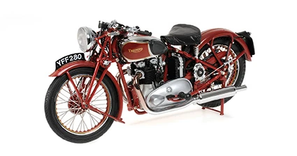 Minichamps 	122133700	1/12 Ölçek 	TRIUMPH SPEED TWIN - 1939 - Kırmızı