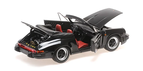 Minichamps 100063035 1/18 Ölçek PORSCHE 911 CARRERA 3.2 CABRIOLET - 1983 - Siyah
