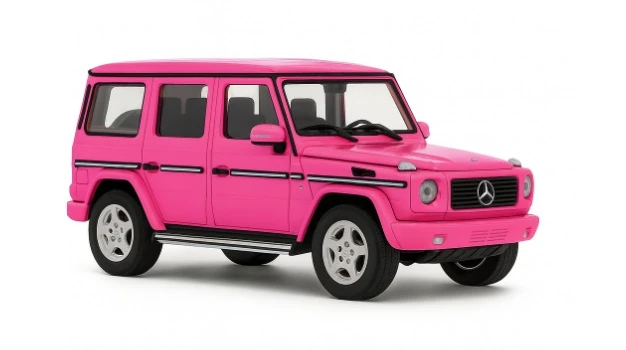 Kyosho 7021G6 1/64 Mercedes Benz AMG G55, Pembe