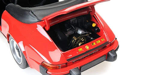 Minichamps 100063030 1/18 Ölçek PORSCHE 911 CARRERA CABRIOLET 3.2 - 1983 - Kırmızı