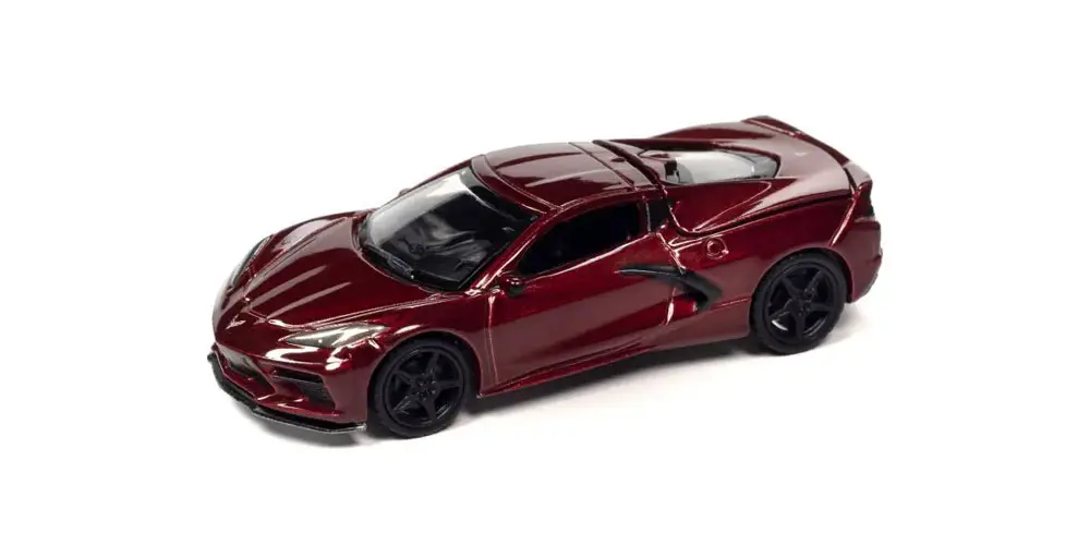 Autoworld | Awsp124A | 1/64 2020 Chevrolet Corvette, Kırmızı Metallic