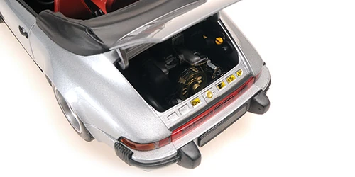 Minichamps 100063034 1/18 Ölçek PORSCHE 911 CARRERA 3.2 CABRIOLET - 1983 - Metalik Gri