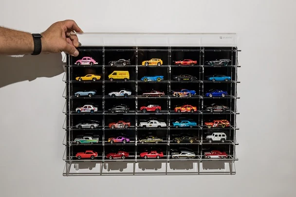 Atlantic 40111, 35 Adet 1/64 Ölçek Model Araba İçin Sergileme Ünitesi