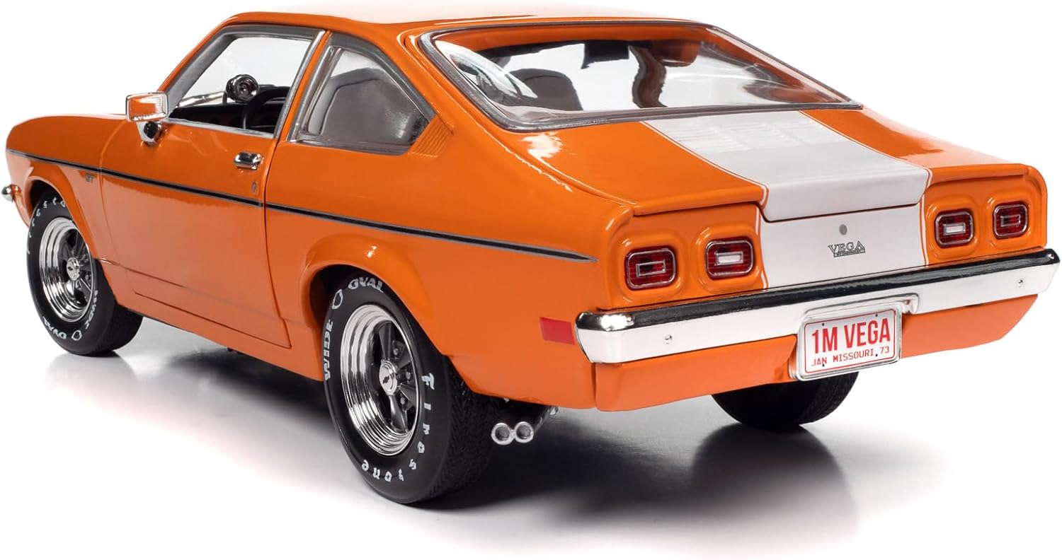 American Muscle AMM1319 1/18 Ölçek 1973 Chevrolet Vega Gt, Turuncu