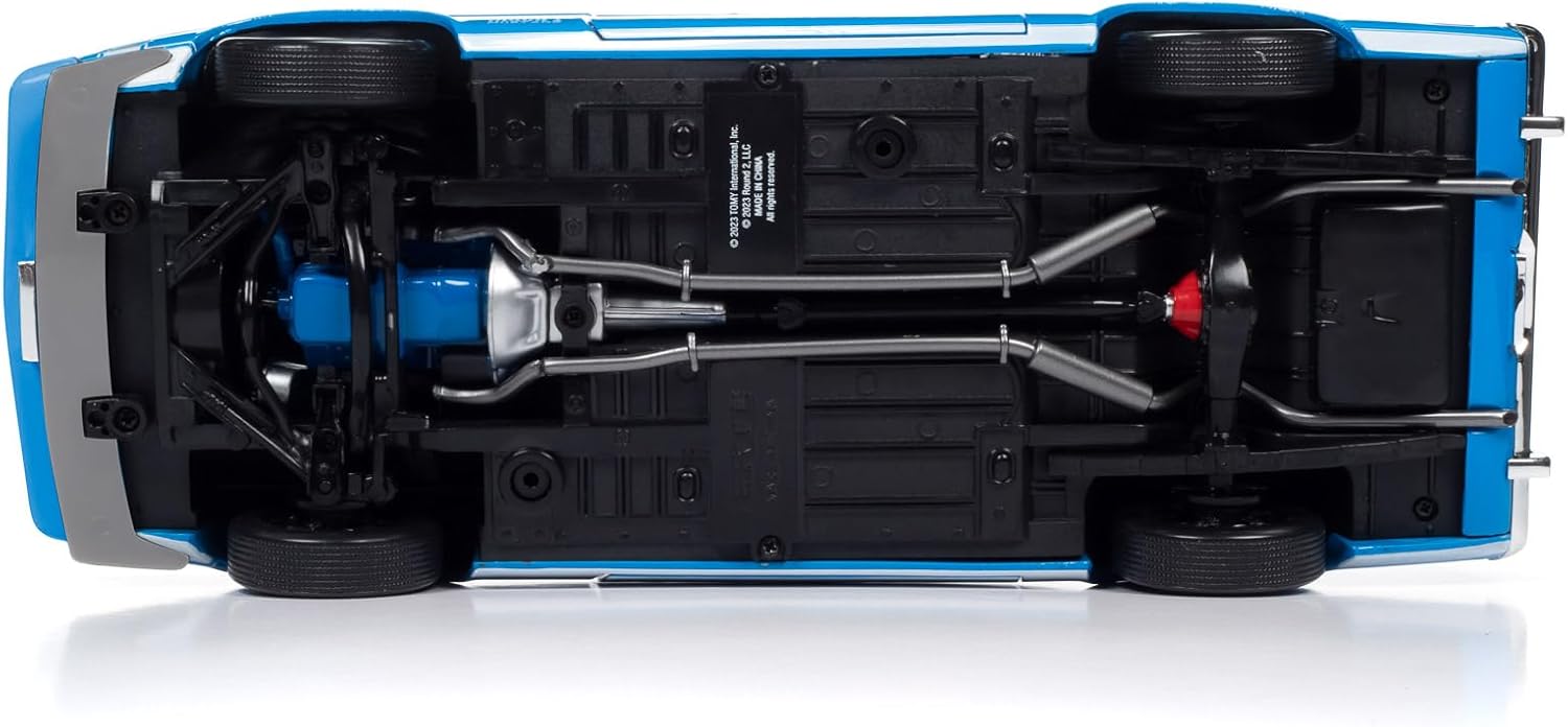 American Muscle AMM1314 1/18 Ölçek 1972 Ford Mustang Mach I, Mavi