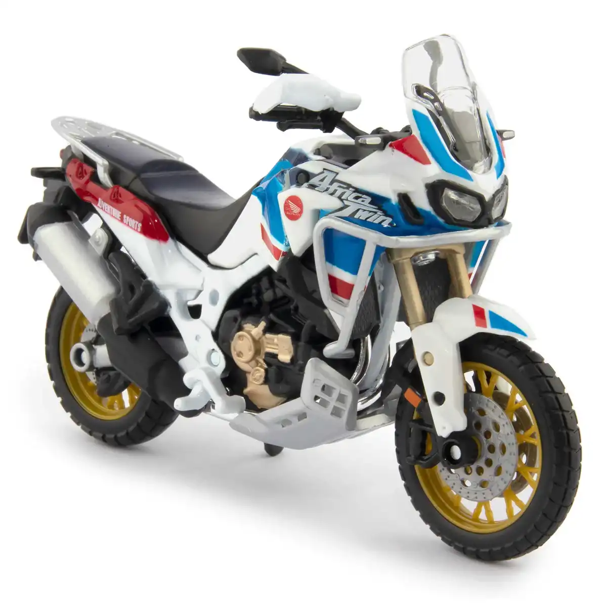 Burago | Bura51082 | 1/18 Honda Africa Twin Adventure, Beyaz/Mavi