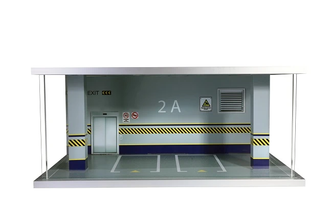 Atlantic Case 30107 Işıklı Diorama Car Park / Kapalı Park Sergileme Ünitesi