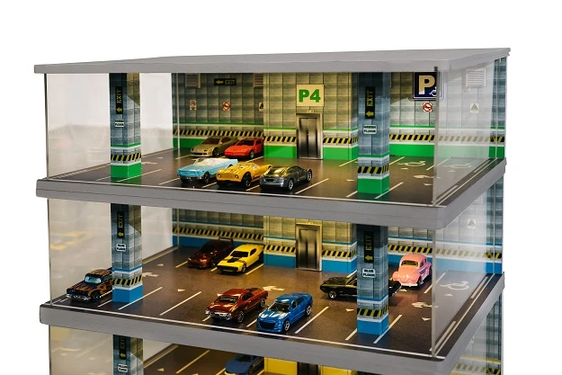 Atlantic Case 30301 1/64 Ölçek Işıklı Diorama. Model 4 Kat Kapalı Park