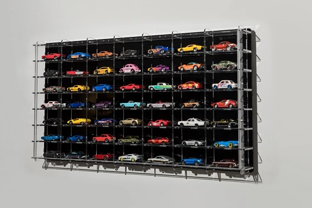 Atlantic 40112, 49 Adet 1/64 Ölçek Model Araba İçin Sergileme Ünitesi