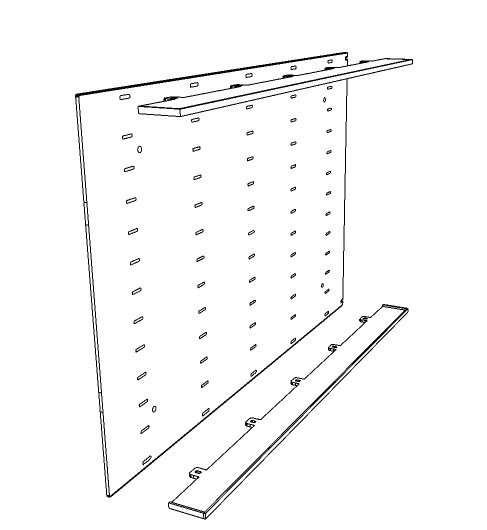 Atlantic 40103, 120 Adet 1/64 Ölçek Model Araba İçin Işıklı Duvara Monte Sergileme Ünitesi
