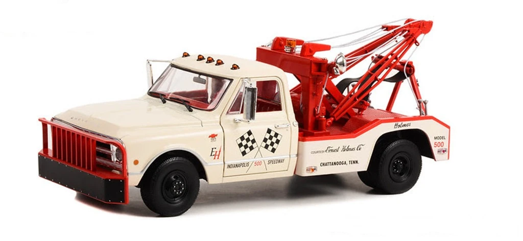 Greenlight 13651  1/18 1967 Chevrolet C-30 Dually Wrecker *51st Annual Indianapolis 500 Mile Race Official Truck Courtesy Of...