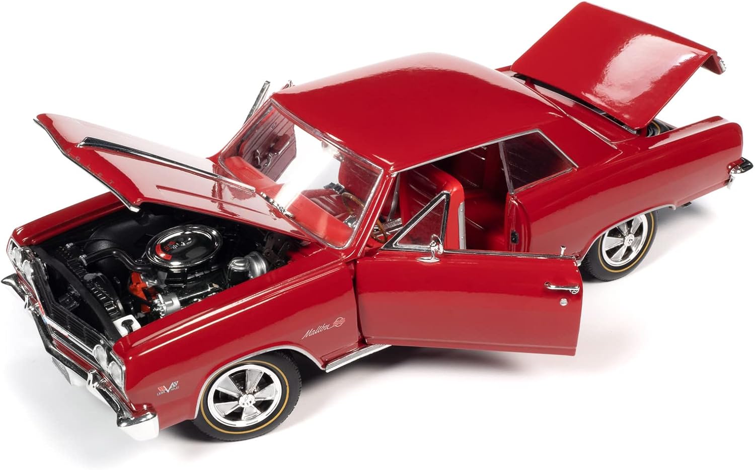 American Muscle | Amm1272 | 1/18 1965 Chevrolet Chevelle Ss Z16 (Mcacn), Regal Kırmızı